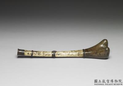 图片[2]-Human tibia trumpets with brass mounting, made in Tibet, Qing dynasty (1644-1911)-China Archive